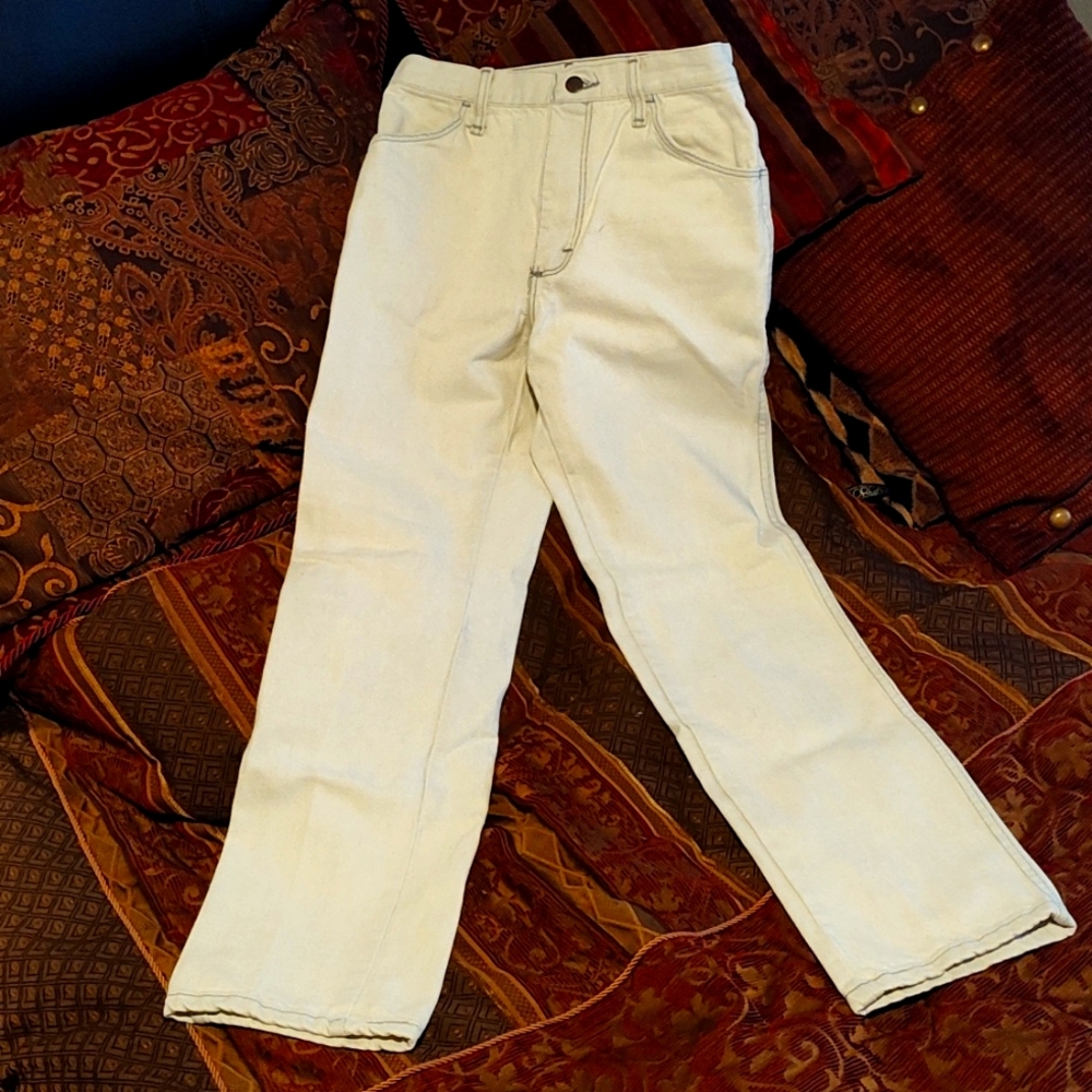 Vintage -Rustler- Straight Fit -White 30x30 -worn-